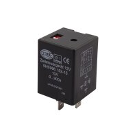 Time Relay 12 V changeover contact on-delayed ECE-tested...