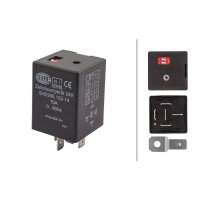 Time Relay 24 V changeover contact drop-out delayed HELLA...