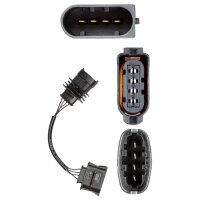 Mass air flow sensor pipe socket 4-pin HELLA for VOLVO...