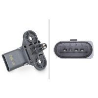 Sensor intake manifold pressure 4-pin HELLA for AUDI A3 and others