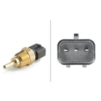 Sensor Kühlmitteltemperatur Anbau 3-polig HELLA für u.a. HYUNDAI TUCSON