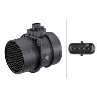 Mass air flow sensor pipe socket 3-pin HELLA for HYUNDAI...