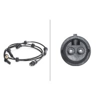 Sensor Raddrehzahl Hallsensor 1.280 mm Kabel HELLA für u.a. FIAT DOBLO