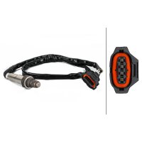 Lambdasonde Regelsonde 4-polig 660 mm Kabel HELLA für u.a. OPEL Agila (A)