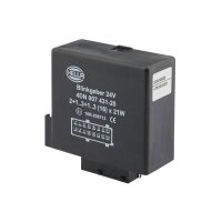 Flasher unit 24 V 2+1+1(8)x21 W electronic 16-pin HELLA