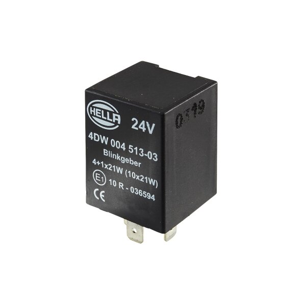 Flasher Unit 24 V electric 4-pole HELLA suitable for e.g. EVOBUS