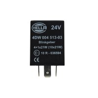 Flasher Unit 24 V electric 4-pole HELLA suitable for e.g....