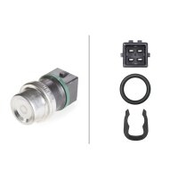 Coolant temperature sensor plug-in 4-pin HELLA for SEAT Alhambra and others