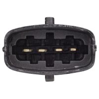 Mass air flow sensor pipe socket 4-pin HELLA for e.g. ALFA ROMEO 159