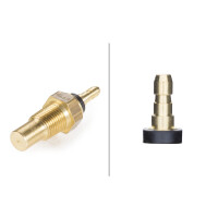 Sensor Kühlmitteltemperatur Steckanschluss 1-polig HELLA für u.a. HONDA ACCORD