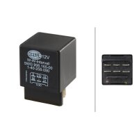 Relay Operating Current 12 V 6-pole HELLA IAM-Expertise...