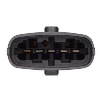 Mass air flow sensor, 5-pin HELLA pipe socket for HYUNDAI Santa Fé I and others