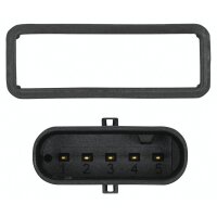 Mass air flow sensor screwed 5-pin HELLA for AUDI A8 and others