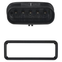 Mass air flow sensor screwed 5-pin HELLA for BMW 3 Series and others