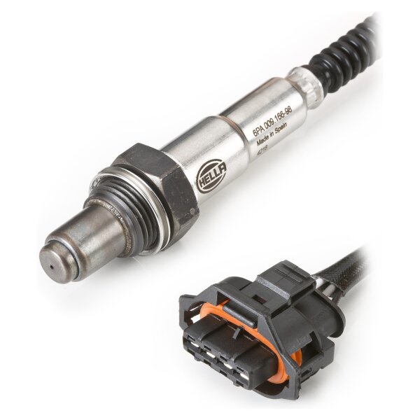 Lambdasonde Regelsonde 4-polig 570 mm Kabel HELLA für u.a. CHEVROLET Aveo