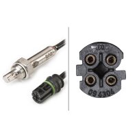 Lambdasonde Regelsonde 4-polig 1.000 mm Kabel HELLA für u.a. BMW 5er