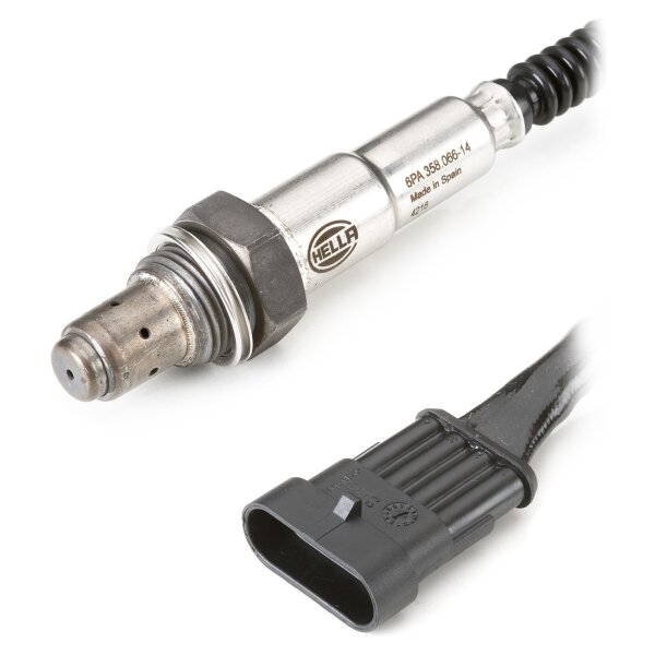 Lambdasonde beheizt 4-polig 350 mm Kabel HELLA für u.a. FIAT 500C/595C/695C