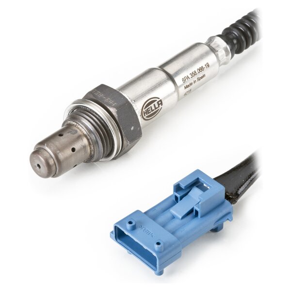 Lambdasonde beheizt 4-polig 570 mm Kabel HELLA für u.a. CITROËN Berlingo