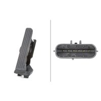 Accelerator pedal position sensor automatic transmission 6-pin HELLA for AUDI A3