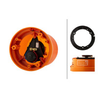 Rotating Beacon 24 V 70 W amber H1 Halogen HELLA for MAN and others