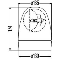 Rundumkennlicht Halogen HELLA für AUDI KÄSSBOHRER MACK MERCEDES SCANIA VOLVO VW