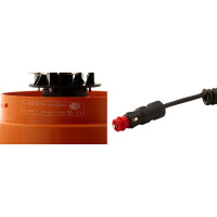 Rotating Beacon 24 V 70 W amber H1 Halogen HELLA for KOMATSU and others