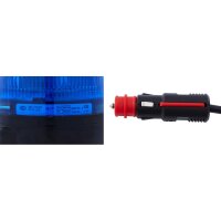 Rotating Beacon 24 V 10 W blue LED HELLA universal for various vehicles