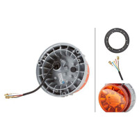 Flashing beacon 24 V LED yellow (amber) HELLA K-LED 2.0