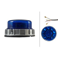 Blitz-Kennleuchte 24 V LED blau HELLA K-LED 2.0