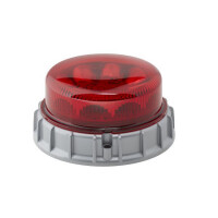 Flashing beacon 24 V LED red HELLA K-LED 2.0