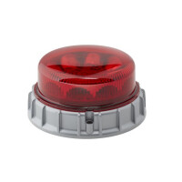 Flashing beacon 24 V LED red HELLA K-LED 2.0