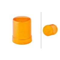 Rotating beacon lens yellow (amber) HELLA