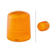 Rotating beacon lens yellow (amber) HELLA