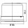 Flashing beacon 24 V LED amber HELLA KL 7000 LED