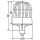 Rotating Beacon 24 V amber H1 Halogen HELLA suitable for AEBI and others