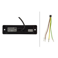 Blitz-Kennleuchte 24 V LED gelb (amber) HELLA