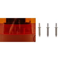 Rotating Beacon 12 V 55 W amber H1 Halogen HELLA for AGCO and others