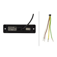 Flashing beacon 12 V LED blue HELLA
