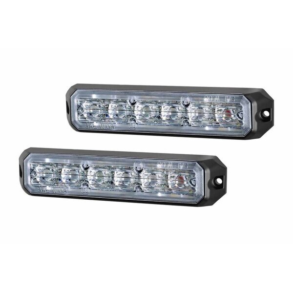 Blitz-Kennleuchte 24 V LED gelb amber HELLA passend für u.a. DAF
