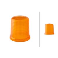 Rotating beacon lens yellow (amber) HELLA