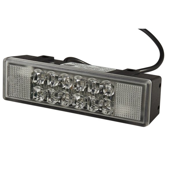 Flash Beacon 24 V LED blue HELLA suitable for e.g. CATERPILLAR