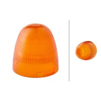 Rotating beacon lens yellow (amber) HELLA