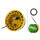 Flashing beacon 24 V LED green HELLA K-LED 2.0