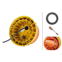Flashing beacon 24 V LED yellow (amber) HELLA K-LED 2.0