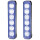 Blitz-Kennleuchte 24 V LED blau HELLA