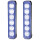 Blitz-Kennleuchte 24 V LED blau HELLA