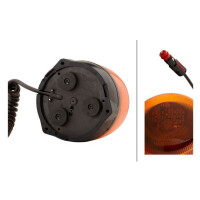 Flashing beacon 24 V LED yellow (amber) HELLA Rota LED