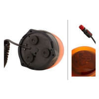 Flashing beacon 24 V LED yellow (amber) HELLA Rota LED