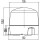 Flashing beacon 24 V LED yellow (amber) HELLA Rota LED