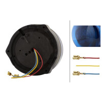 Blitz-Kennleuchte 24 V LED blau HELLA Rota LED